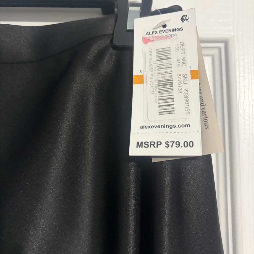 Alex Evenings Black Maxi Skirt - Picture 2 of 3